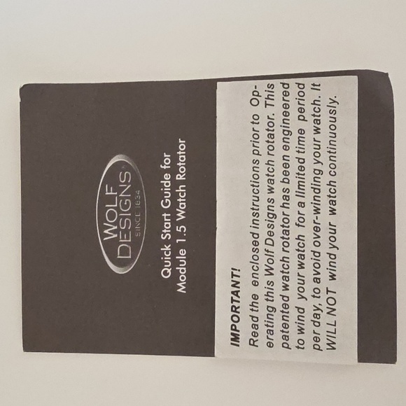 Black Leather Watch Winder - Picture 6 of 6